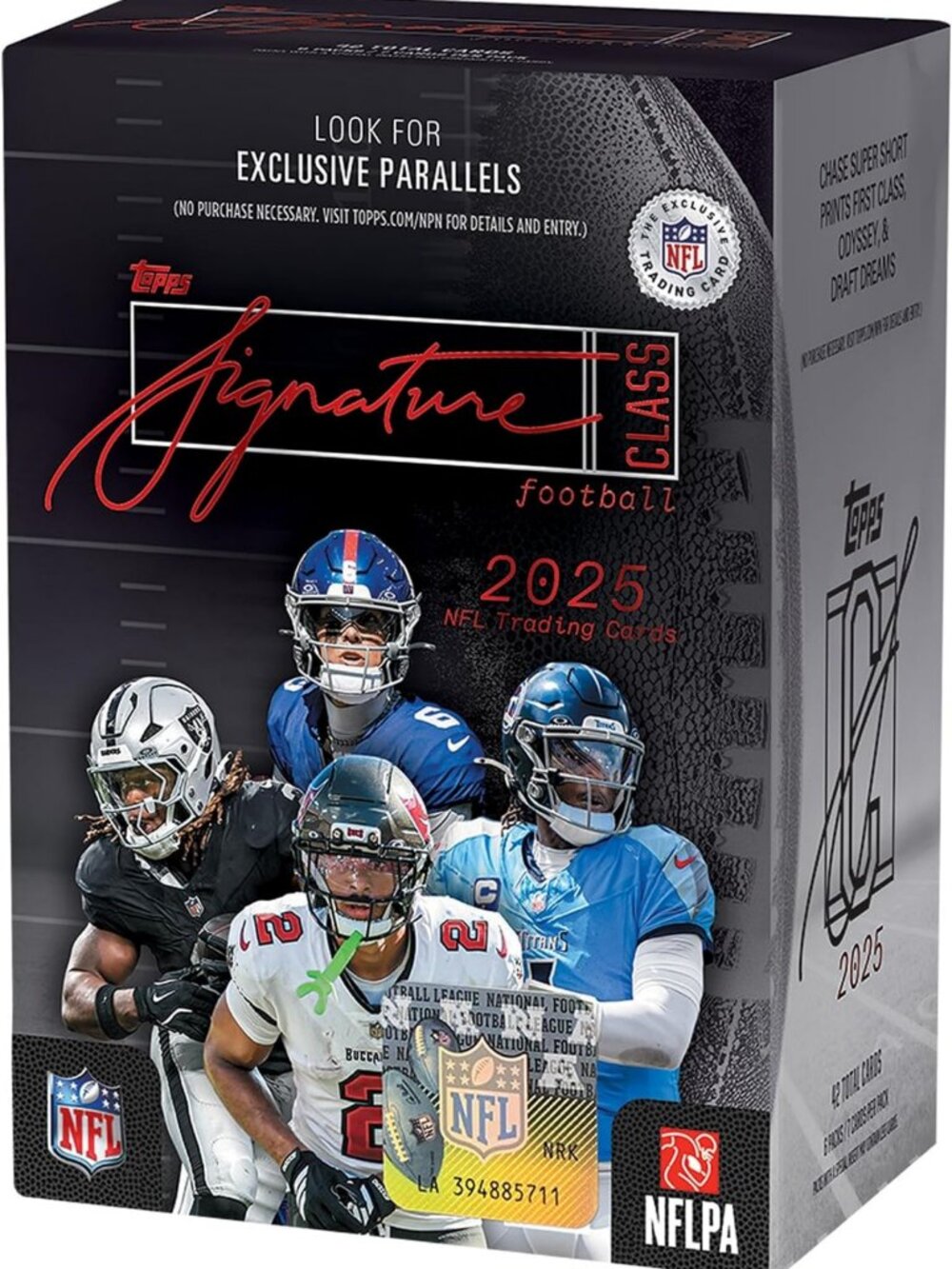 2025 NFL Signature Class Football Cards - Factory Sealed Value Box